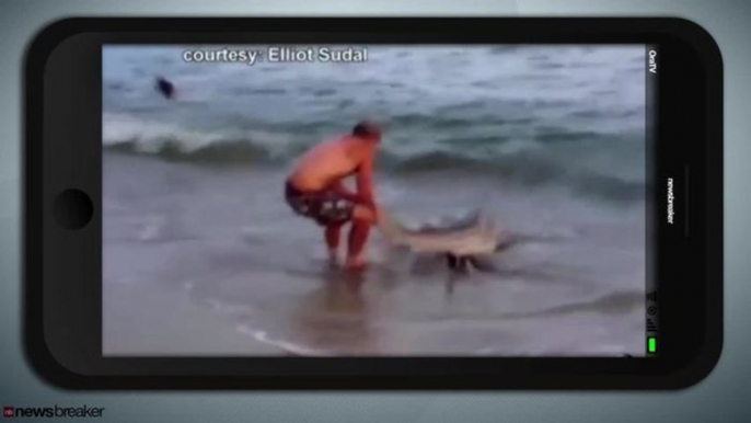 SHARK WRESTLING!: Fisherman Wrestles 7 Foot Long Shark... and Wins!