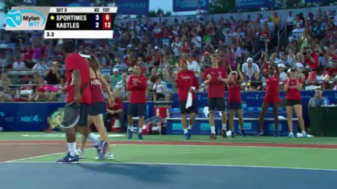 World TeamTennis Highlights: New York Sportimes vs. Washington Kastles July 8th, 2013