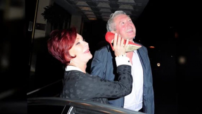 Sharon Osbourne Goofs Around With Nicole Scherzinger and Louis Walsh