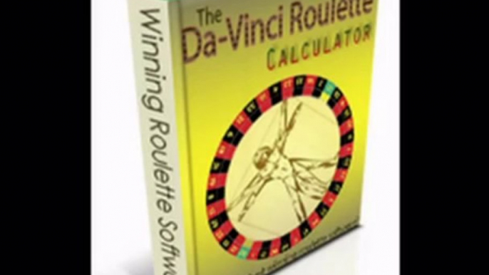 Winning Roulette Software | Da-Vinci Roulette Calculator