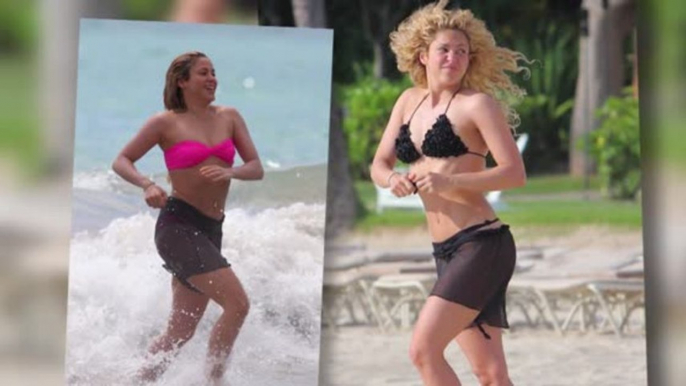 Shakira Shows Off Her Amazing Figure in a Tiny Bikini