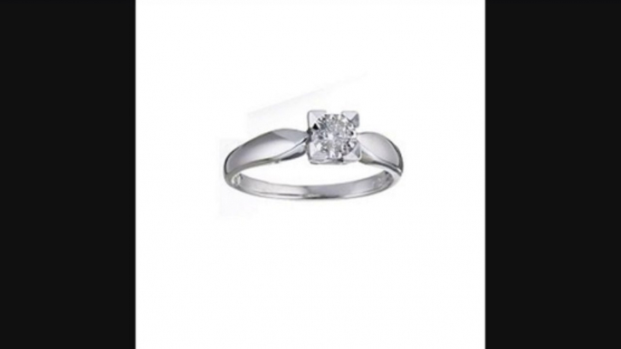 9ct White Gold 0.15pt Diamond Solitaire Ring Review