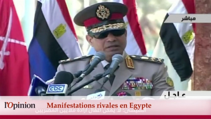 60’’ : Manifestations rivales en Egypte