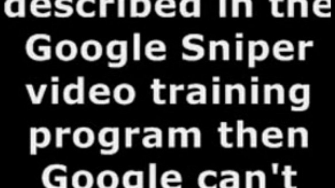 Google Sniper Reviews - Google Sniper 2.0 Review - Google Sniper 2 Review