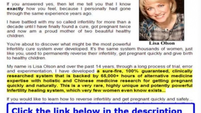 Pregnancy Miracle Info + Pregnancy Miracle Lisa Olson