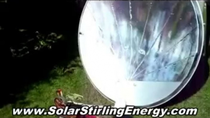 Free Energy Solar Stirling Plant - The real deal!