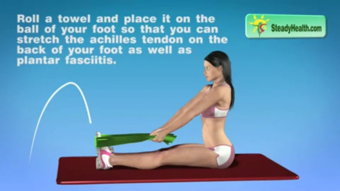 Heel Pain Exercise - Achilles Tendon and Plantar Fasciitis Stretch