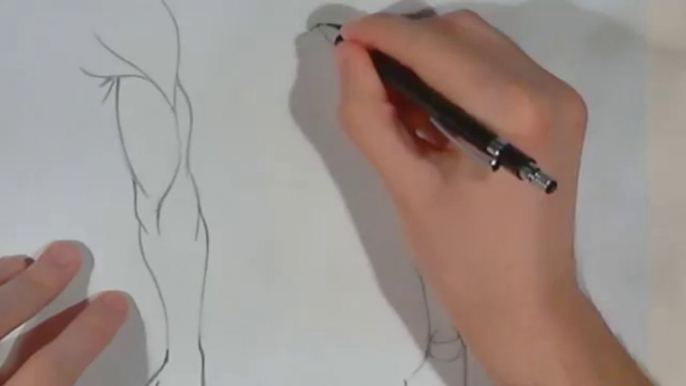 Figure Drawing Lessons 6/8 - Anatomy Drawing For Artists - Drawing Human Anatomy