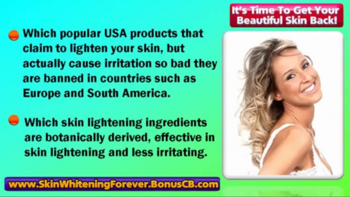 Whitening Your Skin Easily Naturally and Forever - Skin Whitening Forever.FLV