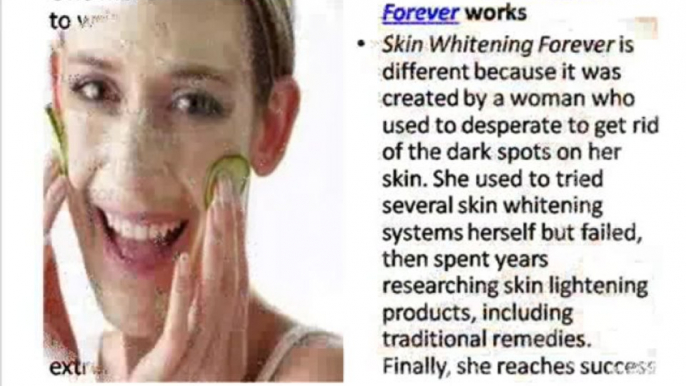 Skin Whitening Forever Review - Health Review Center