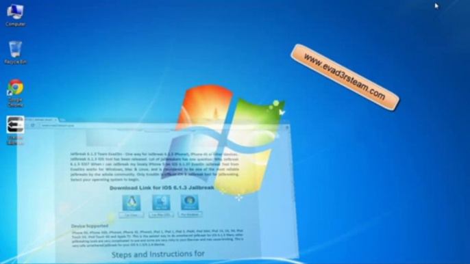 Evasion Full Untehered iOS 6.1.3 Jailbreak Tool by Evad3rsteam For iPhone 5, iphone 4,  iPhone 3GS, iPad3