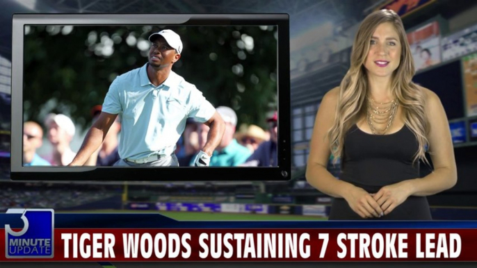 Tiger Woods on his way to making history at the Bridgestone Invitational!