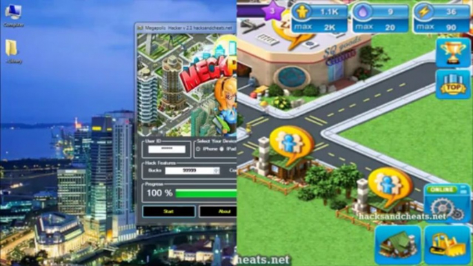 Megapolis Cheats Hack - Coins and Megabucks Generator