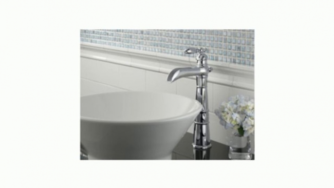 Delta 754LF Victorian Single Handle Centerset Lavatory Faucet with Riser - Less Pop-Up, Chrome Review