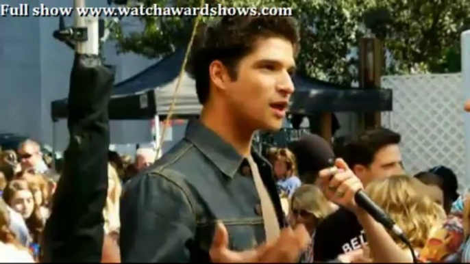 Teen Choice Awards 2013 Replay Tyler Posey red carpet interview Teen Choice Awards 2013