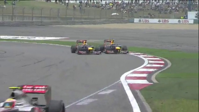 BBCF1: Webber enjoys battle with Vettel (2012 Chinese Grand Prix Webber)