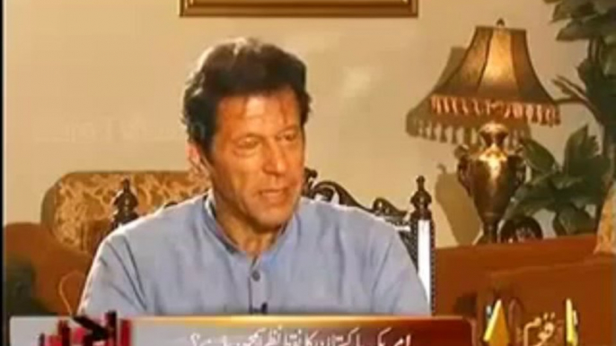 Inkaar Chairman PTI Imran Khan Exclusive Interview on Inkaar - 12th August 2013