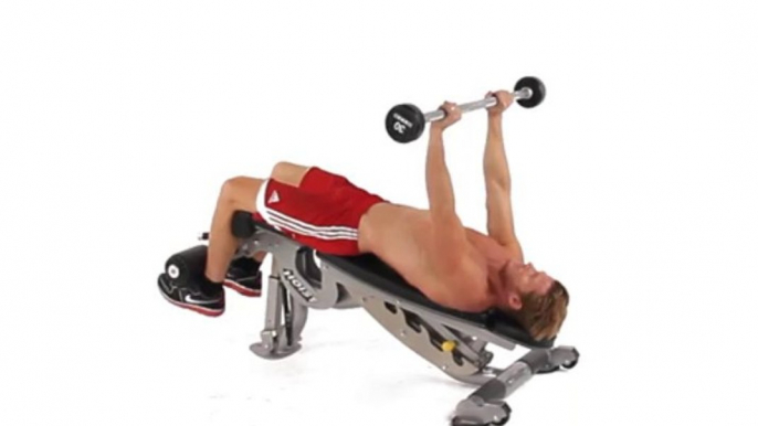 Barbell Crunch (Decline Bench)