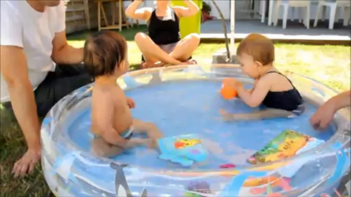 Dans la piscine de ma copine