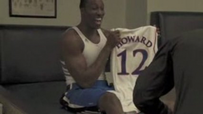 NBA Dwight Howard picks his team to support during the month
