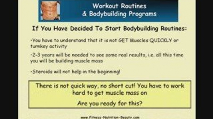Weight Lifting Programs For Beginners