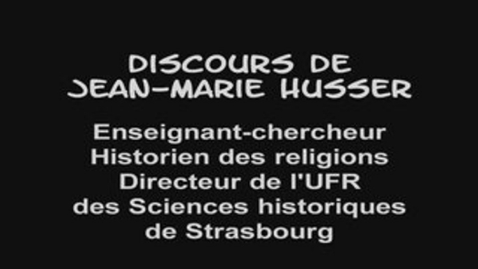 Nuit du Palais U - Partie 7 - Jean-Marie Husser (Discours)