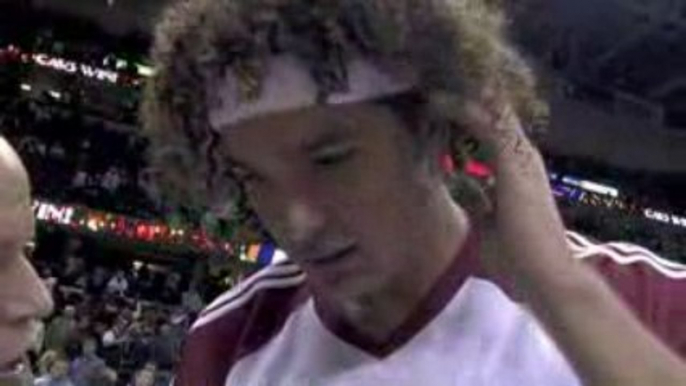 NBA Postgame Anderson Varejao March 27 , 2009