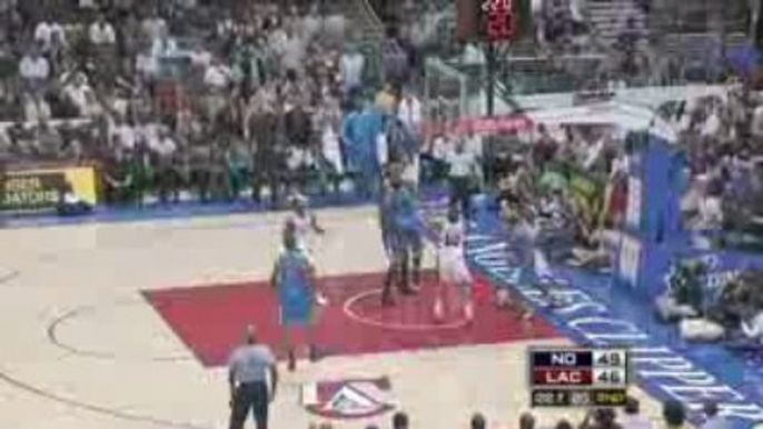 Nba chris paul gets the steal puts the ball behind his back