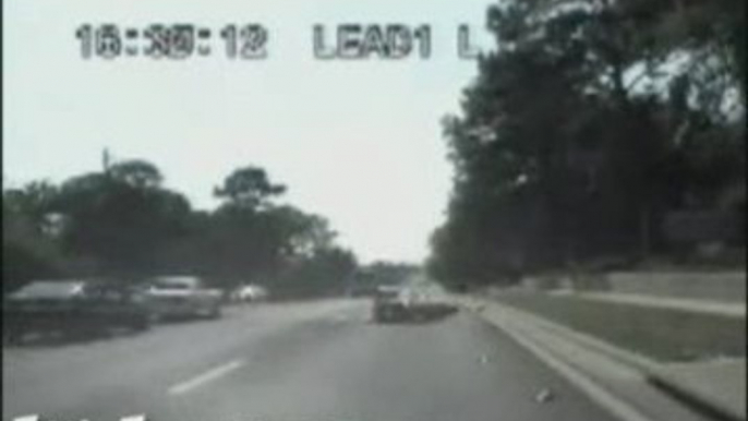 Wheelie Crash In Front Of Cop Fail