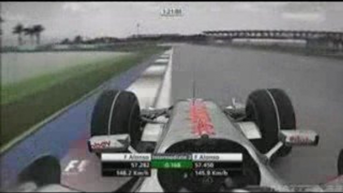 Onboard Alonso F1 Sepang 2007