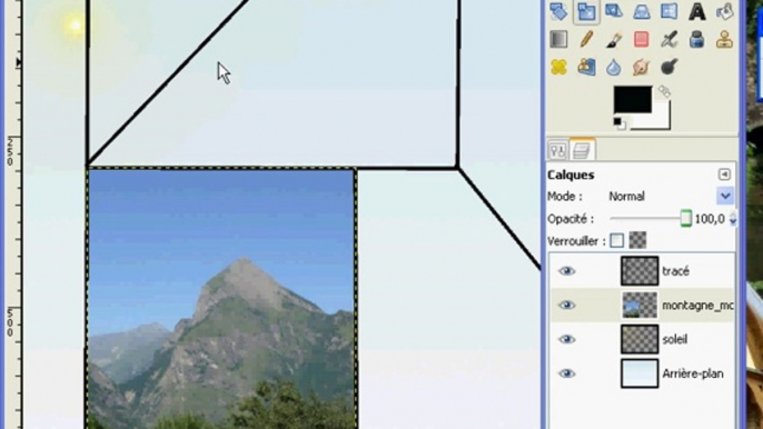 Tuto GIMP- Montage de photos pour fond d'écran