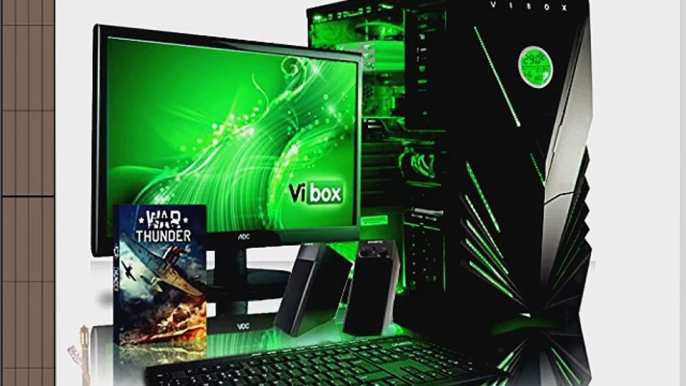 VIBOX Panoramic Paket 18 - 3.9GHz Intel Quad Core B?ro Familie Multimedia Desktop Gamer Gaming