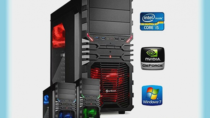 dercomputerladen Gamer PC System Intel i5-4690 4x35 GHz 16GB RAM 1000GB HDD nVidia GT730 -4GB