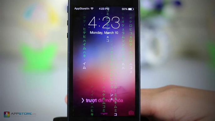 [Cydia Tweak] Rain Lock - hiệu ứng mưa chữ ngoài màn hình khóa - AppStoreVn