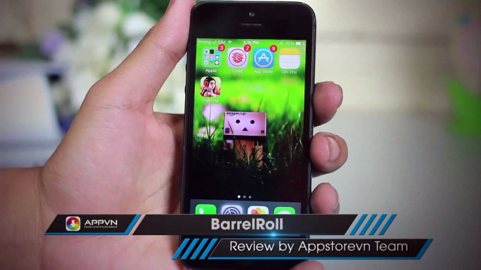 [Cydia Tweak] BarrelRoll - hiệu ứng quay màn hình - AppStoreVn