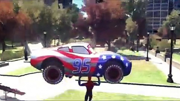 Spiderman Disney Cars Nursery Rhymes Lightning McQueen USA Video for Children -Video für kids 2015