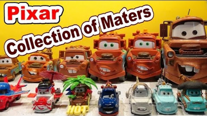 Disney Pixar Cars HUGE Collection of Maters from Pixar Cars, Cars2 and Carstoons