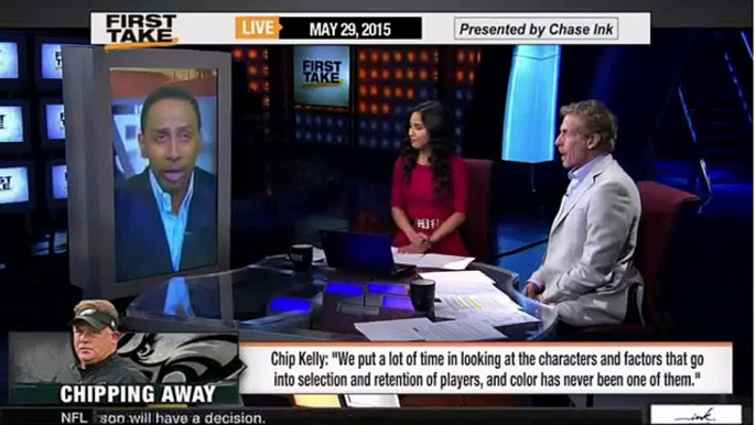 ESPN First Take LeSean McCoy's Wrong! 'COLOR HAS NEVER BEEN A FACTOR' Chip Kelly Responds! 4