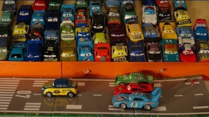 Pixar Cars, building a new Race Track for Lightning McQueen, and the Grand Prix Racers