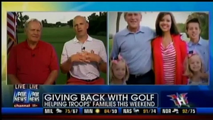 Major Dan Rooney and Mr. Jack Nicklaus Kick Off Patriot Golf Day 2012