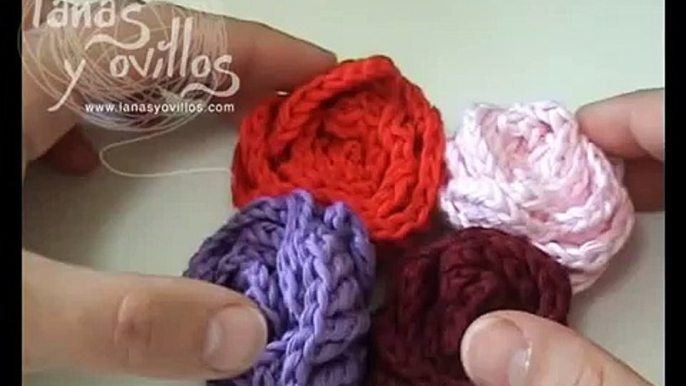 Tutorial Rosa Crochet o Ganchillo Paso a Paso en Español