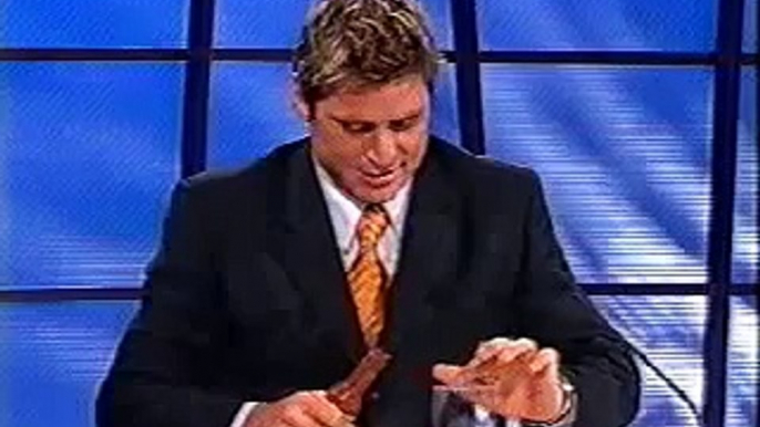 The Footy Show AFL (2003) - Sam tries some Red Back hot chili sauce