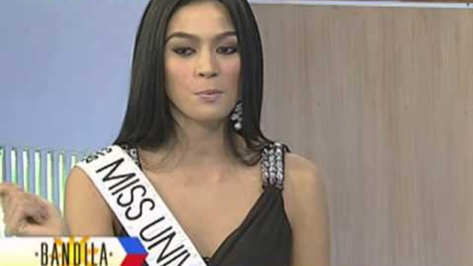 Ariella answers other Top 5 questions in Miss Universe