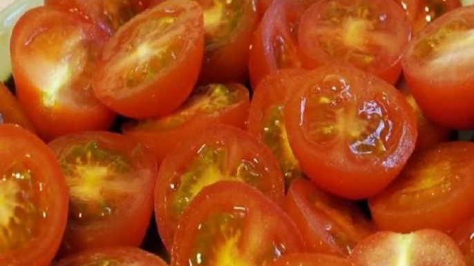 dica : como cortar rapidemente os tomates cereja (rapida e facil)