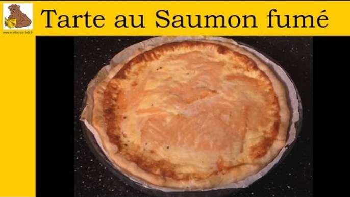 Tarte au saumon fumée (recette rapide et facile)