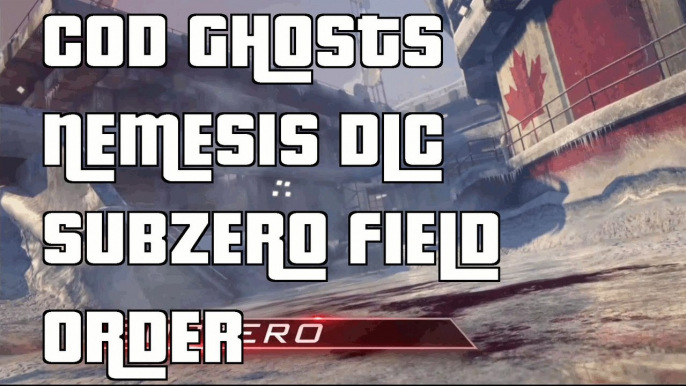 COD Ghosts Nemesis DLC Map Subzero Field Order "Subzero Field Order"