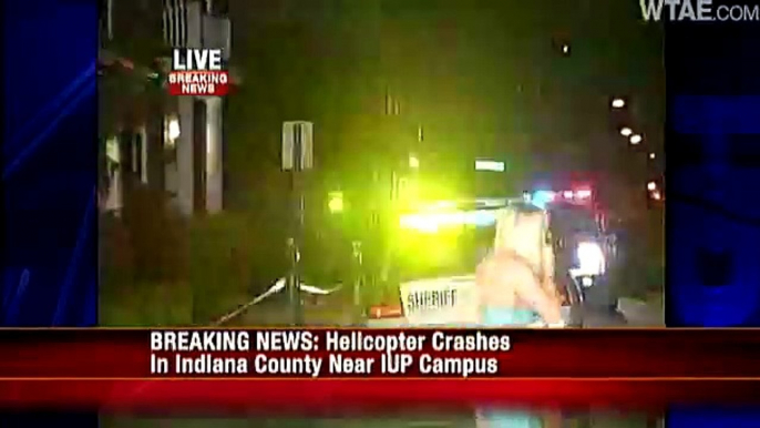 TV Crew's Helicopter Crashes Near IUP Campus