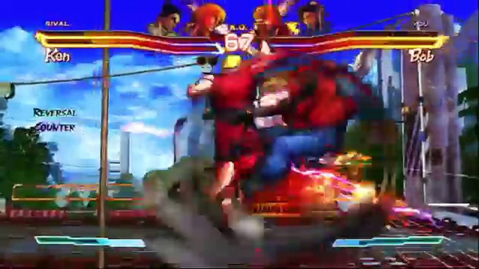 Street Fighter x Tekken Chun Li - Bob vs Kazuya - Ken