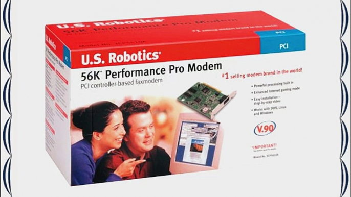 U.S. Robotics 56K V90 PCI Performance Pro Faxmodem Dos/NT/Linux