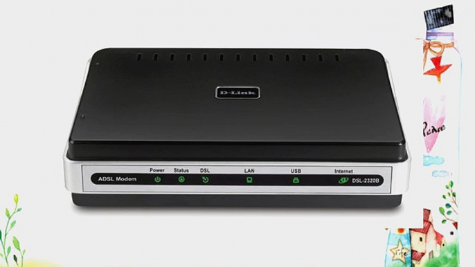 D-Link  DSL-2320B ADSL2/2  USB Ethernet Modem